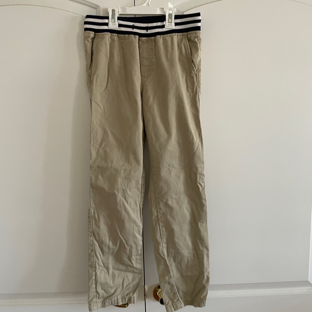 Gymboree Big Boy Khaki Chinos with Striped Waistband